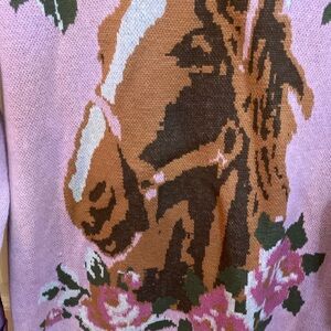 Sugar Thrillz Pink Horse Sweater